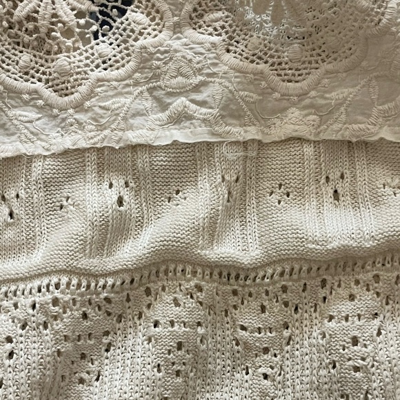 Free People Crochet Boho Dress Tunic - Picture 8 of 11